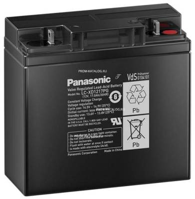 Аккумуляторная батарея Panasonic LC-XD1217PG